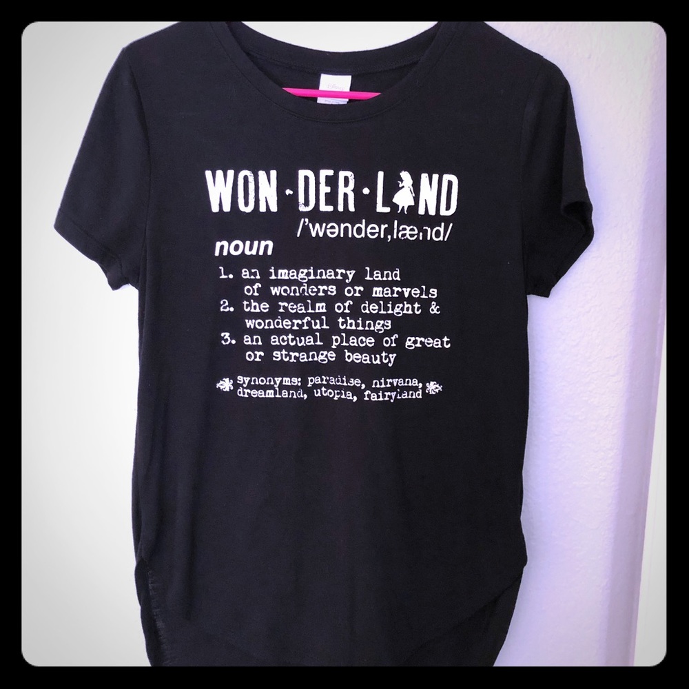 Alice in wonderland shirt